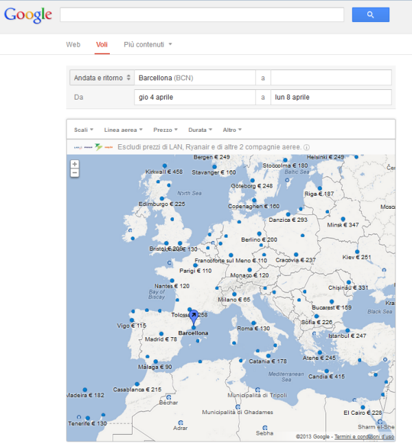 google flight