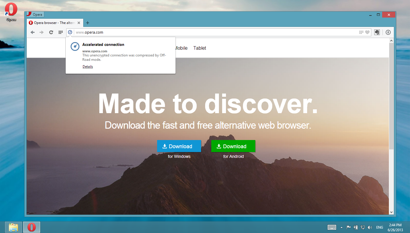 Immagine dell’articolo: Opera 15 per Windows e Ma…