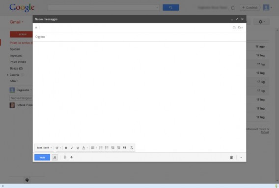 Modalità schermo intero Modalità schermo intero