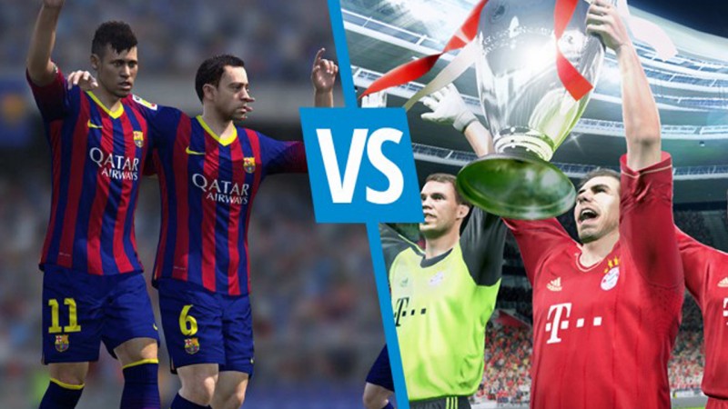 FIFA 14 VS PES 2014