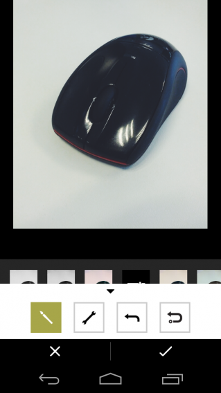 Botão exibe outras opções