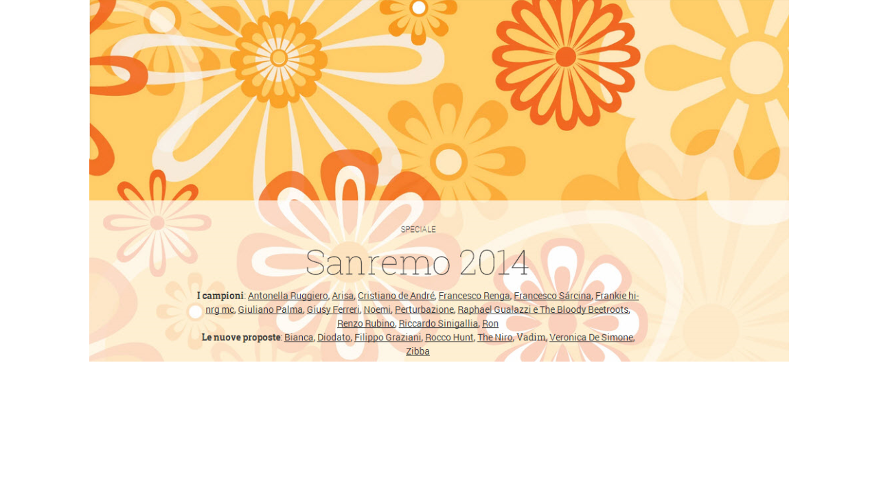 Immagine dell’articolo: Sanremo 2014 arriva su Go…
