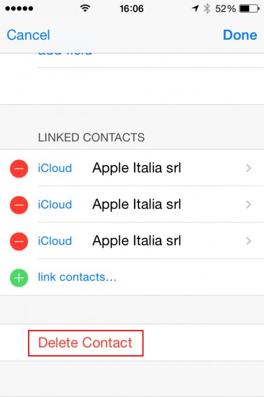 Apagando contatos duplicados no iCloud Apagando contatos duplicados no iCloud