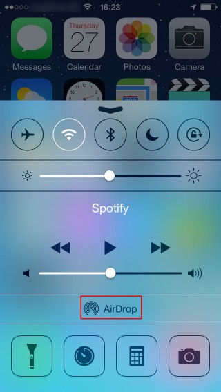 AirDrop na iOS