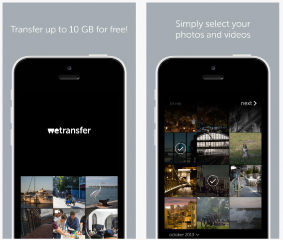 FILE DA WETRANSFER CON IPAD SCARICA
