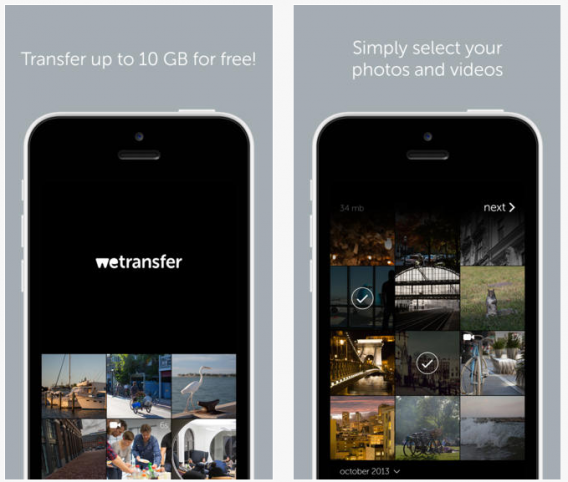 wetransfer ios