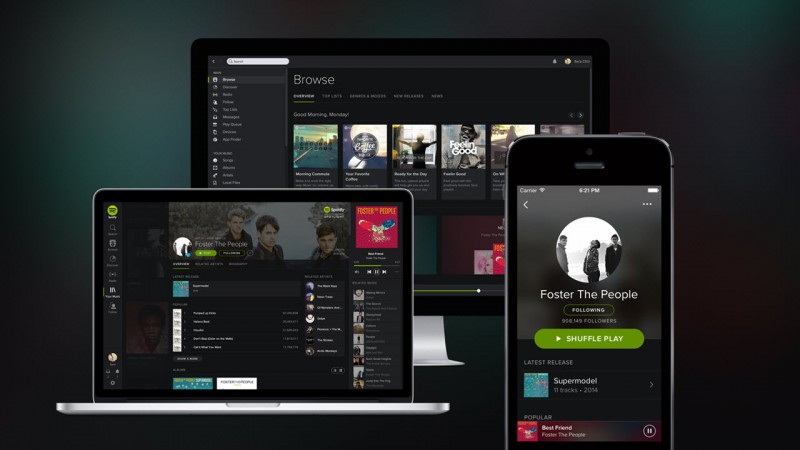 Cambio di look per Spotify e nuova sezione “Your music”