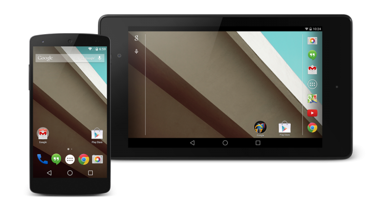 Android L: disponibili le immagini della preview per Nexus 5 e Nexus 7