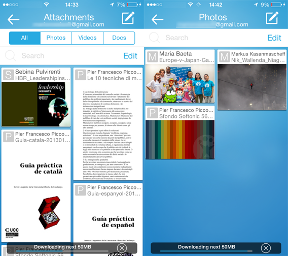 InboxCube - Cubo Attachments e cubo Foto InboxCube - Cubo Attachments e cubo Foto