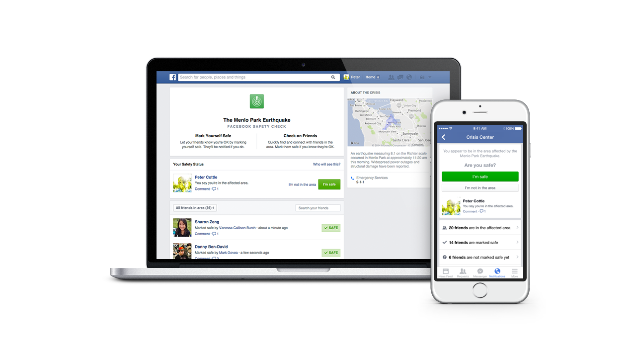 Facebook lancia Safety Ch…