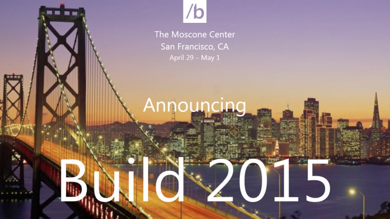 Microsoft: la conferenza Build a fine aprile, con Windows 10