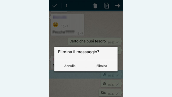 Come cancellare i messaggi su WhatsApp - Softonic