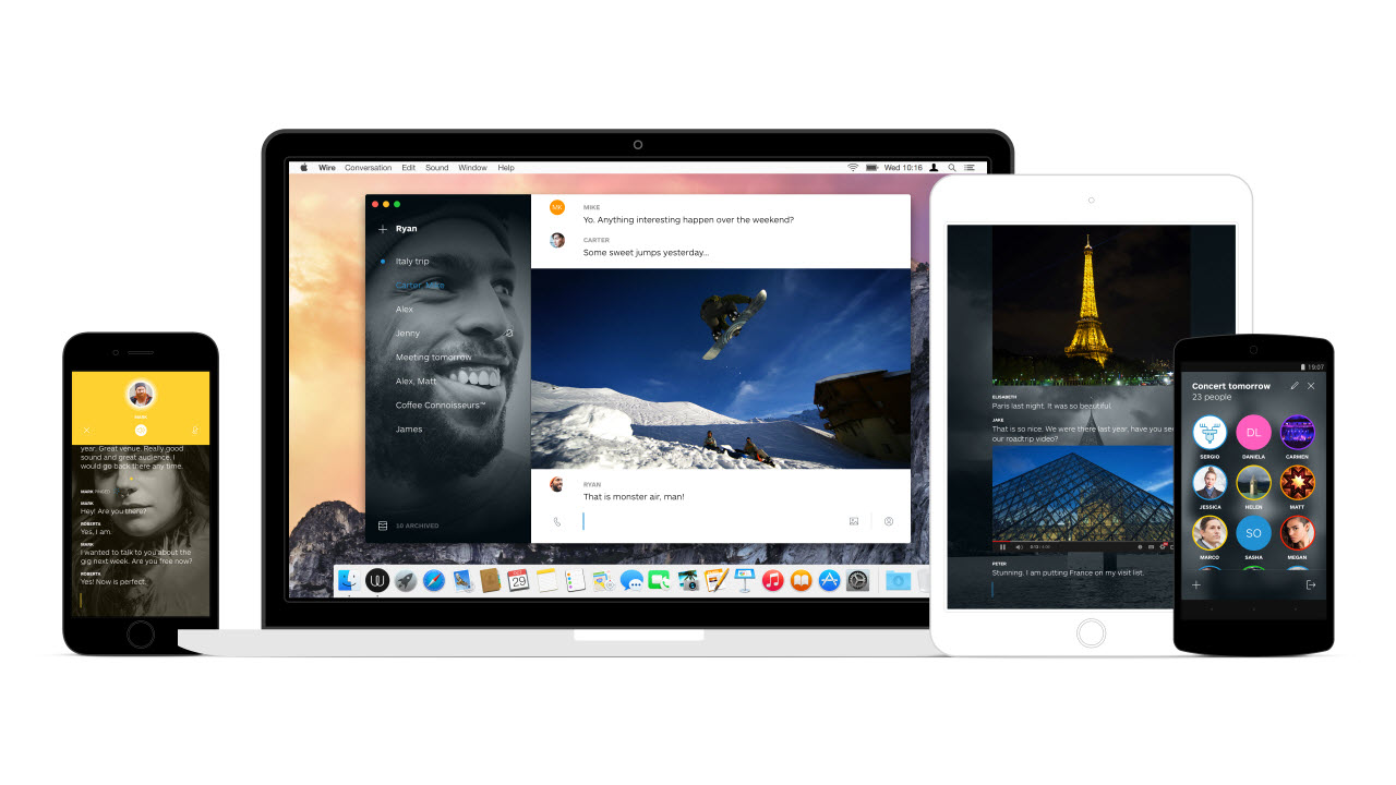 Immagine dell’articolo: Wire, la nuova app di com…