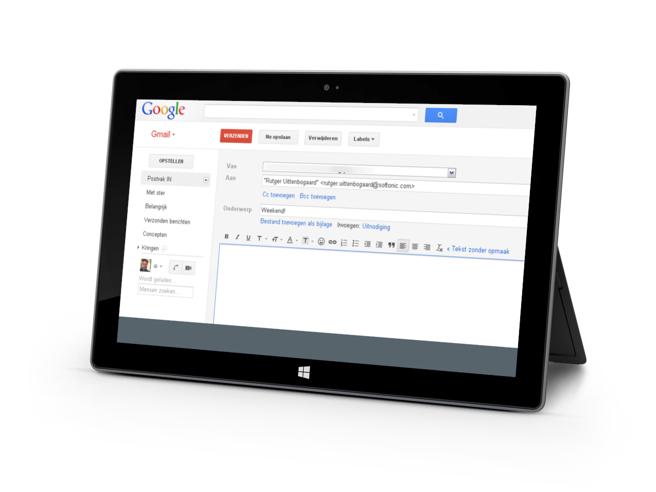 Artikel afbeelding: Op de oude manier mails o…
