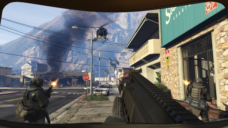 Nieuwe release van GTA V krijgt first person view