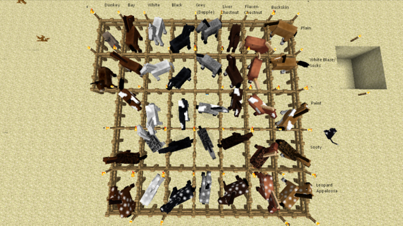 Minecraft 1 6で 馬の入手 飼育 繁殖 乗馬する方法 Softonic