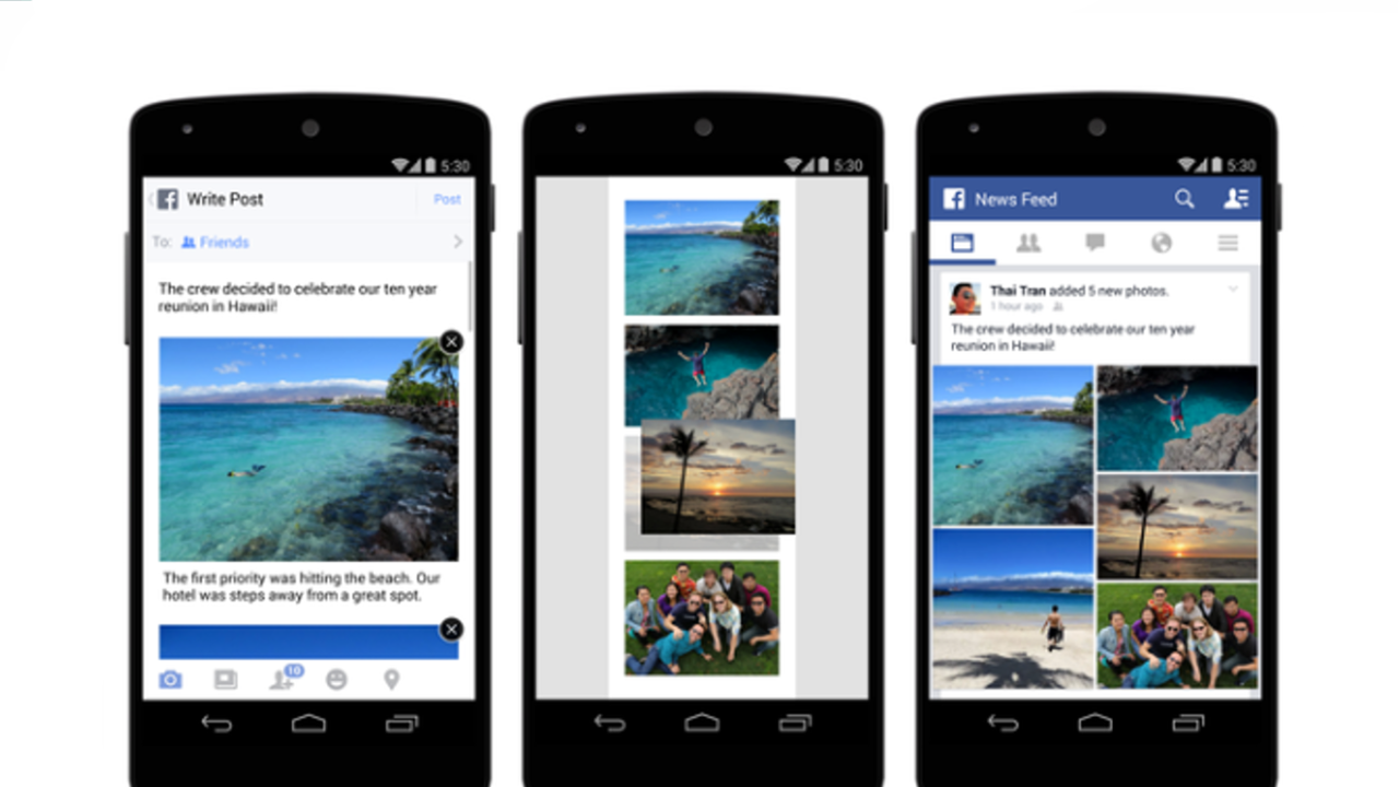 Facebookが写真シェア機能を改善 画像レイアウトをカスタマイズ可能に Softonic Facebookが写真シェア機能を改善 画像レイアウトをカスタマイズ可能に Softonic