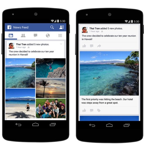 Facebookが写真シェア機能を改善 画像レイアウトをカスタマイズ可能に Softonic Facebookが写真シェア機能を改善 画像レイアウトをカスタマイズ可能に Softonic