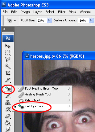 Remover olhos vermelhos no Photoshop 1