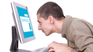 Onde está o arquivo que eu baixei?