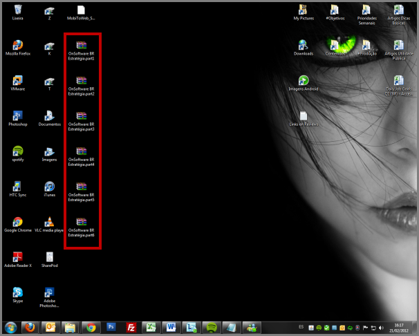 Dividir arquivos grandes com o WinRAR 4