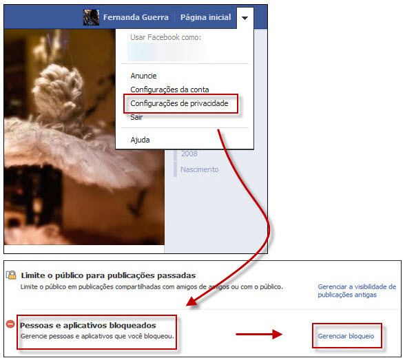 Facebook - como criar uma lista restrita (passo 1)