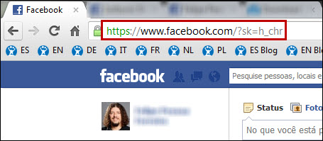 Mudar URL para exibir atualizações mais recentes na Linha do Tempo