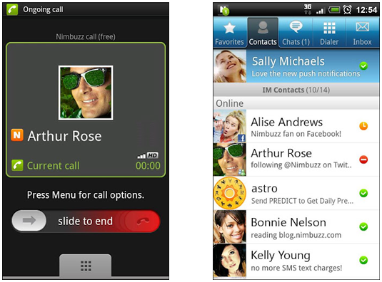 Nimbuzz para Android