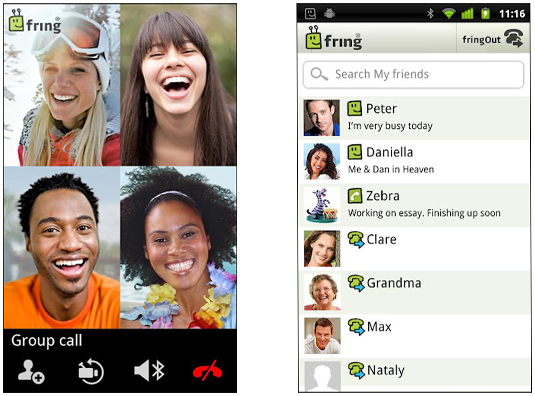 fring para Android