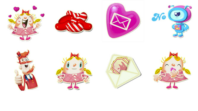 Stickers do Candy Crush chegaram à loja de figurinhas do Facebook