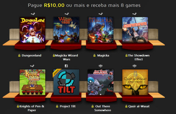 Lista de jogos extras da promoção do Super BR Jam