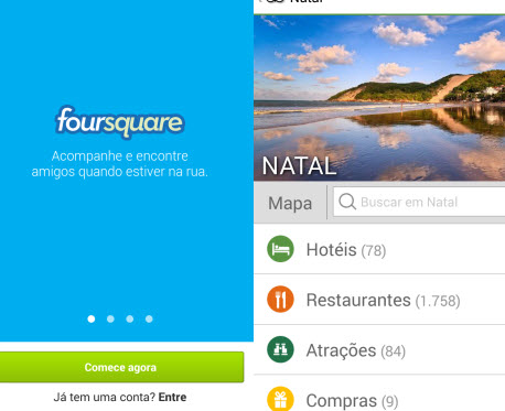 Encontre os melhores bares e restaurantes de Natal com Foursquare e TripAdvisor