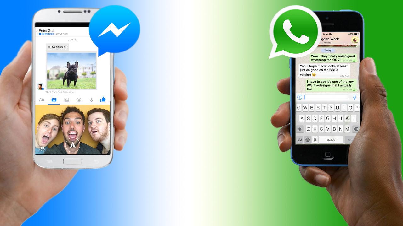 imagem do artigo: WhatsApp vs. Facebook Mes…