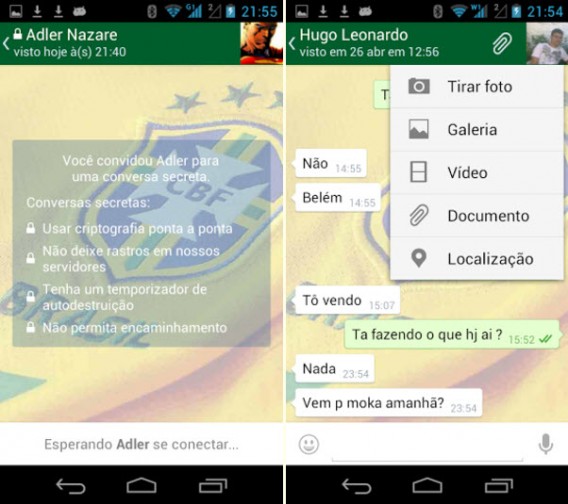 O ZapZap oferece vários recursos que o WhatsApp não tem