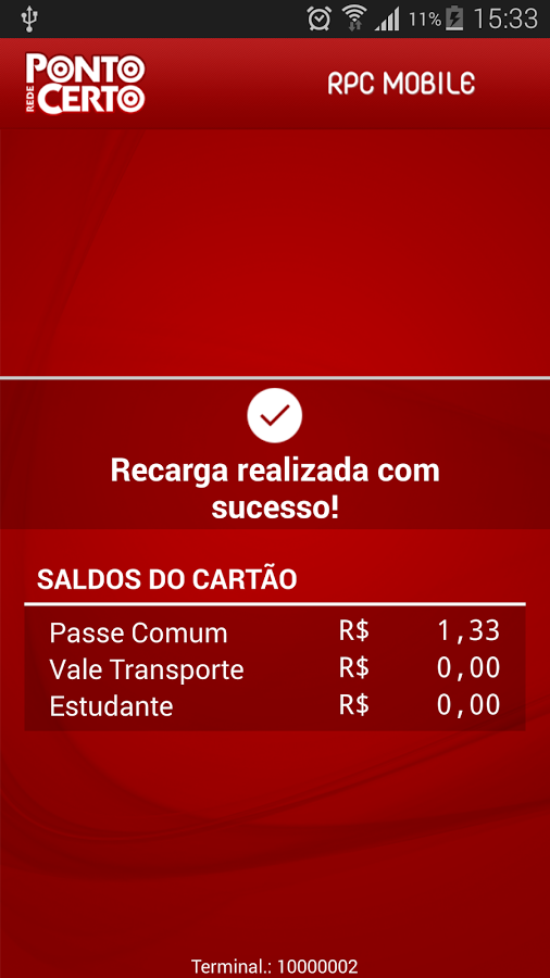 Como recarregar o Bilhete Único via Android 
