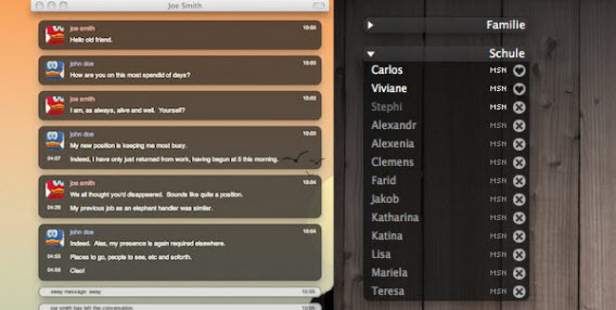 O Adium para Mac é totalmente customizável O Adium para Mac é totalmente customizável