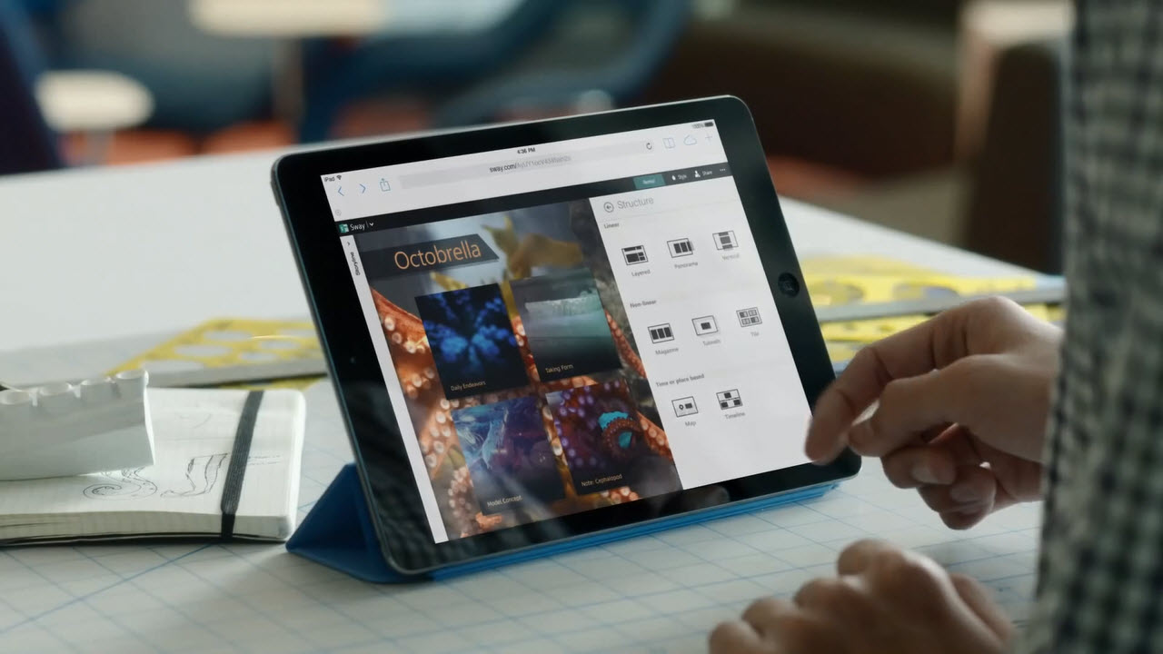 imagem do artigo: Sway: a primeira novidade…