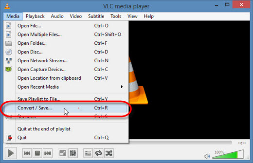 how to convert a video using vlc media player