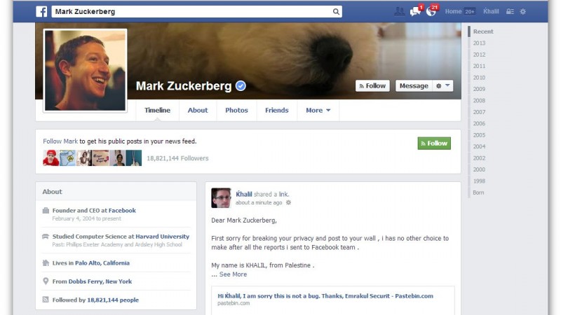 Facebook: Hacker findet Sicherheitslücke – Account gesperrt