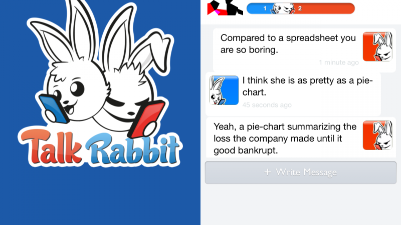 Neuartige Chat-App TalkRabbit: Anonymer Klatsch über Facebook-Freunde