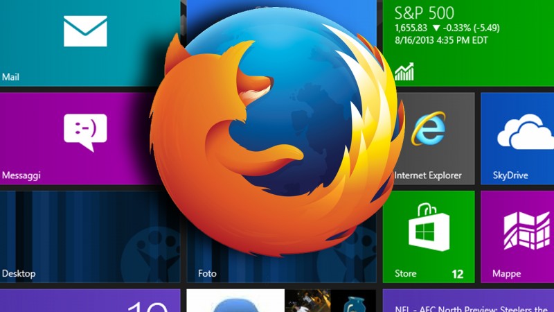 Firefox für Windows 8 verspätet sich bis März 2014