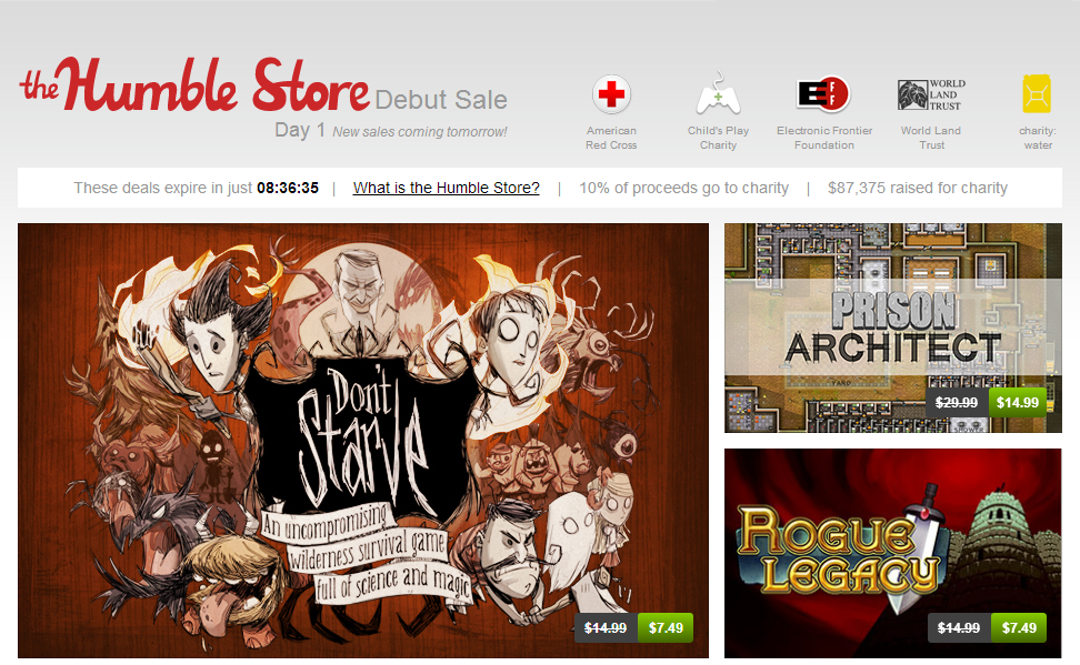 Bild des Artikels: Humble Bundle Store: Euro…