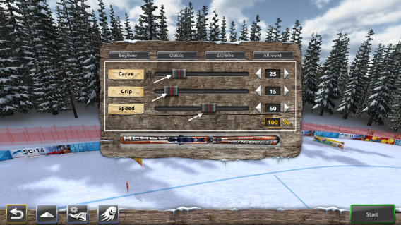 Ski Challenge - Velocità
