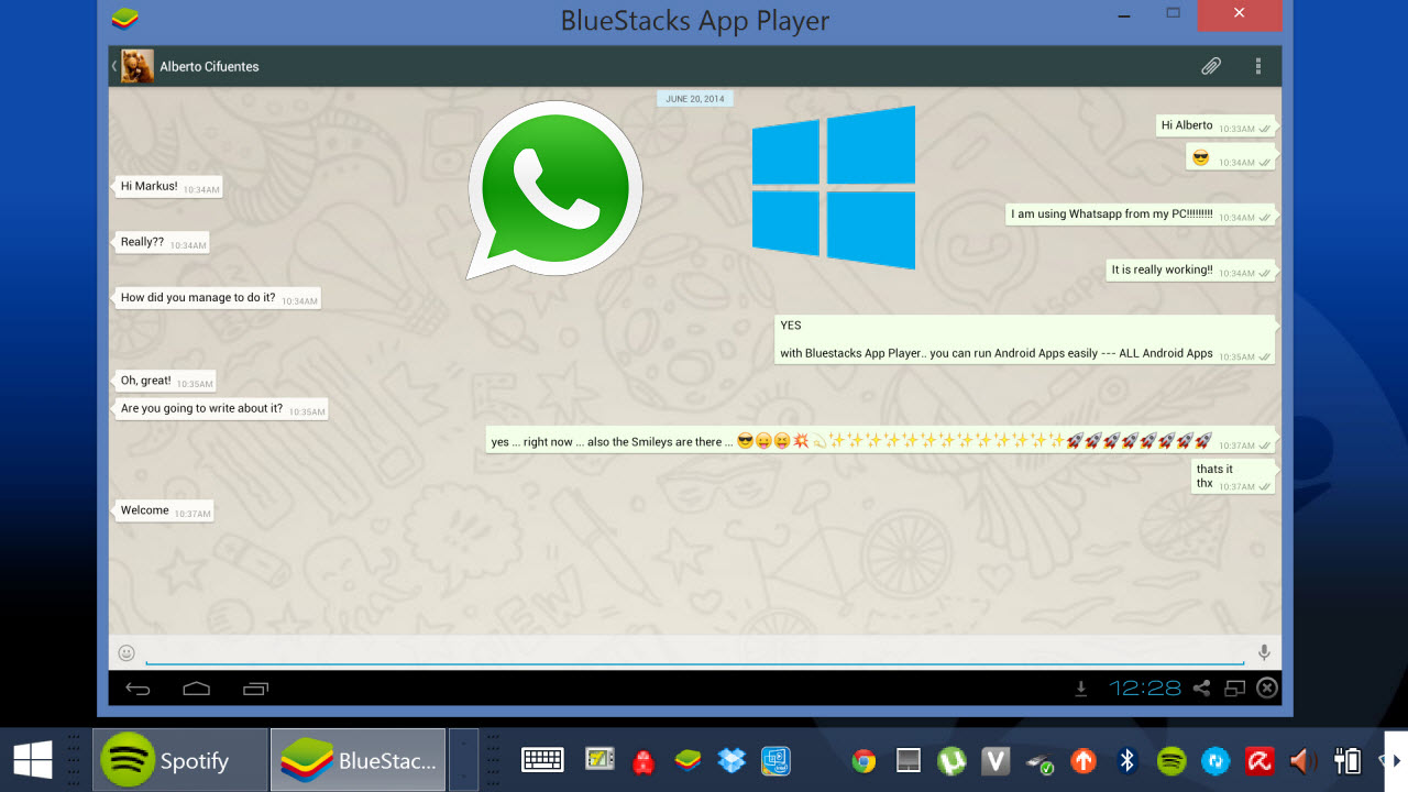 bluestacks whatsapp translate