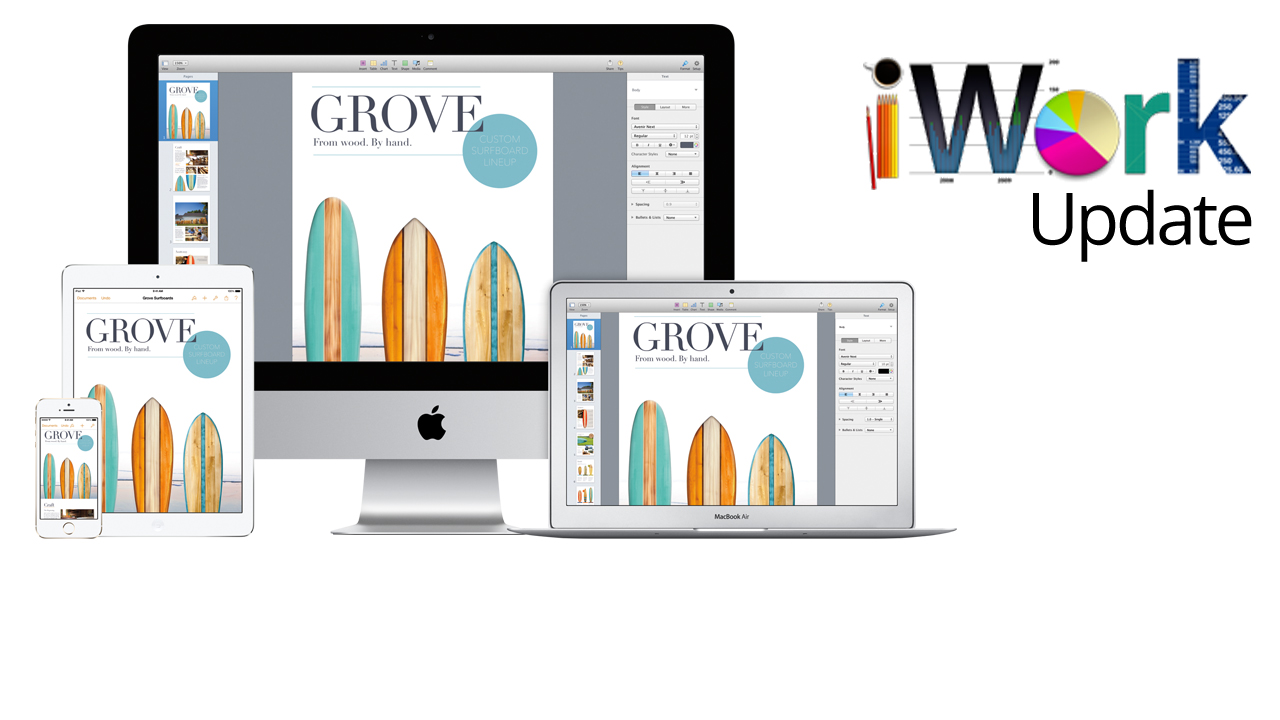 Bild des Artikels: iWork-Update bringt Passw…