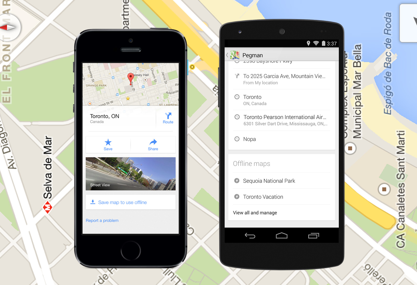 Google Maps erhält Offlin…
