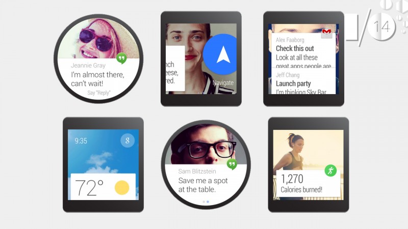 Google I/O 2014: Android Wear mit Google Now und Fitness-Funktionen für Smartwatches