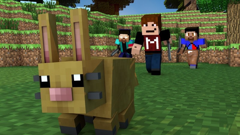 Minecraft: Mojang eröffnet die Kaninchen-Jagd im Spiel