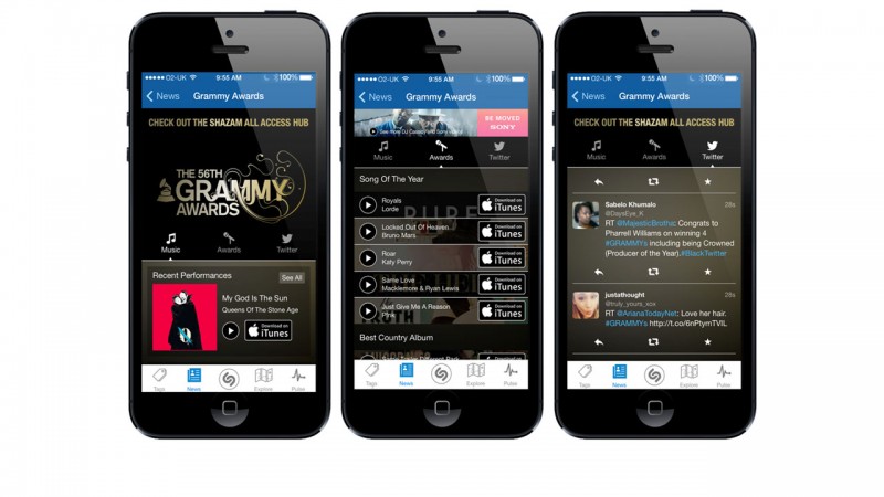 Shazam integriert Rdio zum Abspielen erkannter Musiktitel