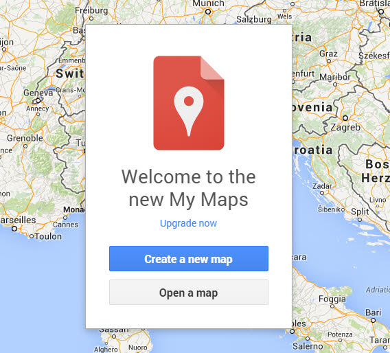 Google My Maps start